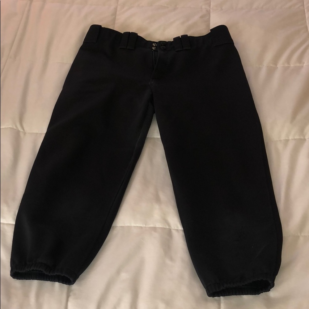 Black Mizuno Softball pants